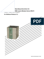 Supplement To The Operating Instructions For SIMOREG DC-MASTER Control Module Series 6RA70 For Software Release 3.2