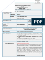 Ficha de La Propuesta Innovadora Desde Casa: Definición Del Problema/necesidad