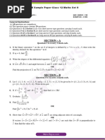 CBSE Class 12 Maths Sample Paper Set 9