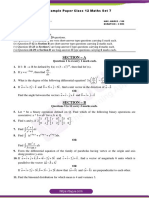 CBSE Class 12 Maths Sample Paper Set 7