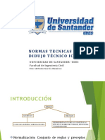 Normas Tecnicas para Dibujo Técnico Icontec Universidad Piloto de Colombia