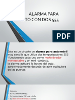 Alarma para Auto Con Dos 555