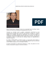 Biografia Del Vicepresidente Del Estado Plurinacional de Bolivia
