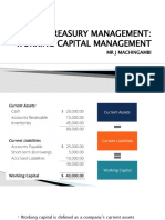 Revised Working Capital Management