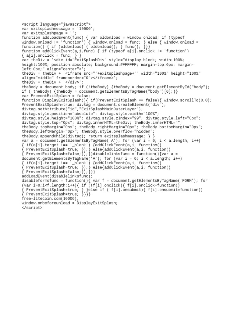 Skript Free Litecoin | PDF