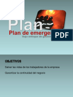 PRESENTACION MODELO Plan de Emergencias.