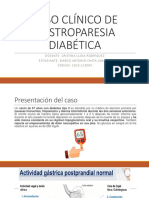 Caso Clínico de Gastroparesia Diabética - Marco Chata Esmh