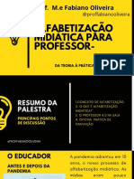 Alfabetização Midiática Informacional para Professores - Da Teoria À Prática - Universidade Federal Do Ceará