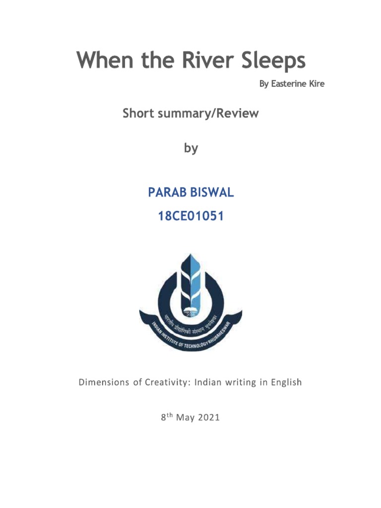 When The River Sleeps Novel Summary | PDF