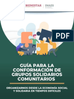 Guia para La Conformaci N de Grupos Solidarios Comunitarios