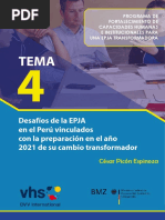 TEMA 4 -Desafíos de La EPJA en 2021