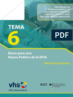 TEMA 6 - Bases Para Una Nueva Políitica EPJA