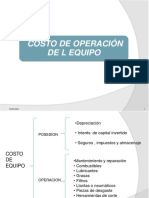 Leccion 19 Costo de Operacion de Equipo