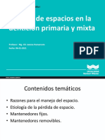 15 Teoria de Manejo de Espacio en Denticion Primaria y Mixta 2020-II