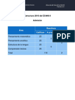 Estructura 2019a Del EXANI