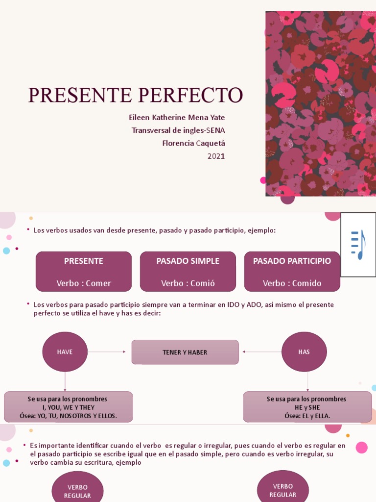 Usos del Presente Perfecto en Inglés | PDF | Verbo | Lingüística