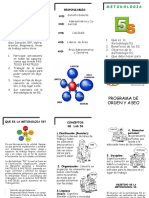 5S-Metodología para lograr orden y limpieza en el trabajo