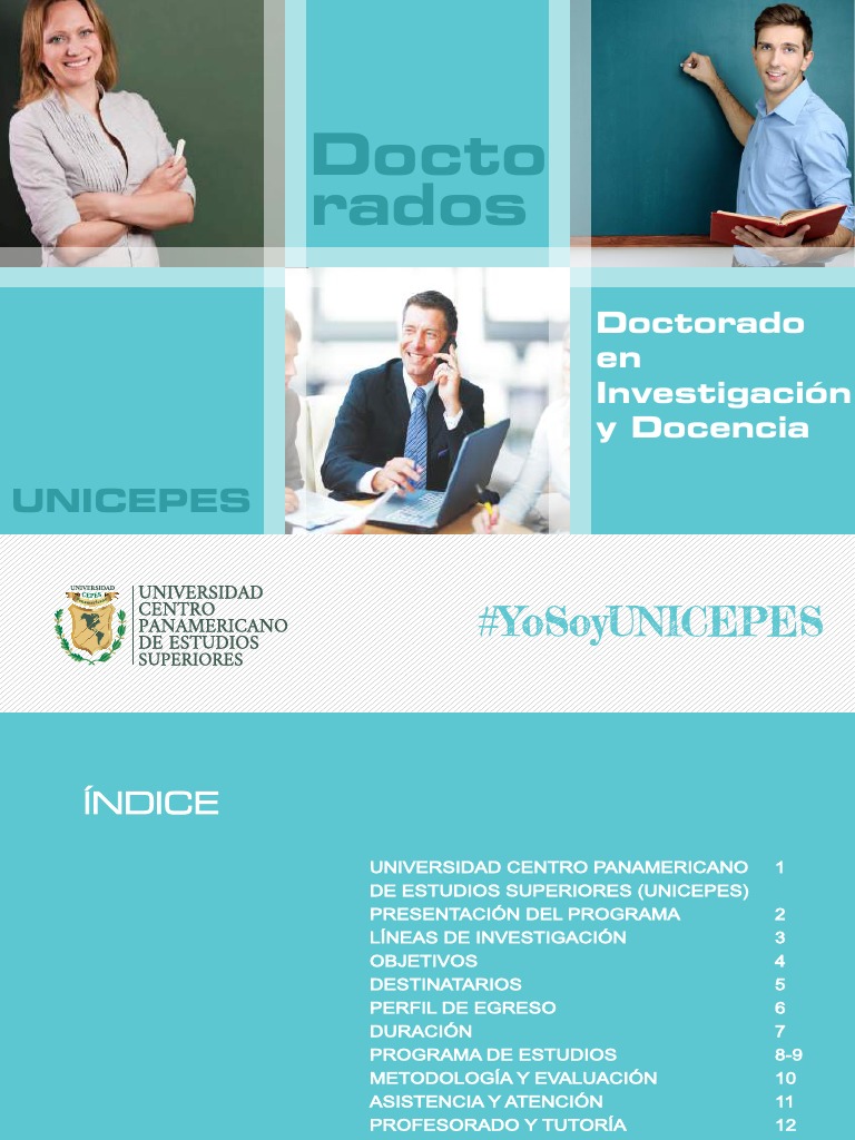 Doctorado en Investigación y Docencia UNICEPES | PDF | Educación más ...