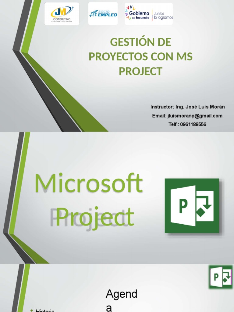 Gestión de Proyectos con MS Project | PDF | Ingeniería Informática ...