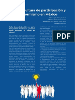 Falta de Cultura de Participación y Conformismo en México