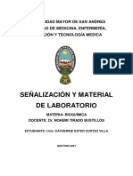 Instruentos y Señales de Seguridad en El Laboratorio