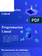 Programación lineal: Maximizar utilidades y minimizar costos