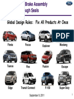 Improving Park Brake Assembly Dash Pass-Through Seals: Global Design Rules: Fix All Products at Once