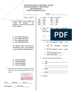 Diagnostico Matematicas Grado Tercero