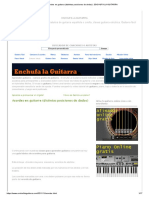 Aprende posiciones dedos acordes guitarra