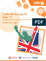 Cuadernillo de Preguntas Ingles Saber 11 - 2021