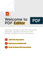 Welcome To PDF Editor