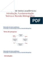 05 Elaboração de Textos - Introdução, Fundamentação Teórica e Revisão Bibliográfica