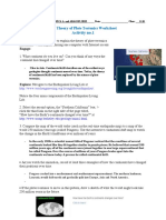 The Theory of Plate Tectonics Worksheet: Activity No.1