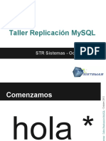 Taller Replicacion MySQL - STR Sistemas - Octubre 2012