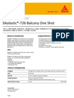 Sikalastic®-726 Balcony One Shot: Product Data Sheet