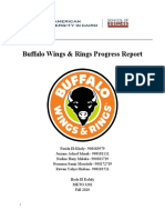 Progress Report - Buffalo Wings and Rings - With Feedback