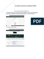 Guía para La Revisión de Registro y Documentos en Plataforma VENUS