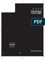Manual Toyotomi Omni 230