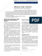 Hypochlorous Acid COVID Review