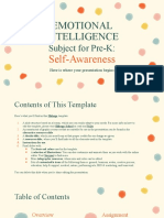 Emotional Intelligence Subject for Pre-K_ Self-Awareness by Slidesgo