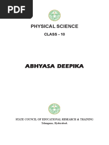 Physical Science Abhyasa Deepika EM