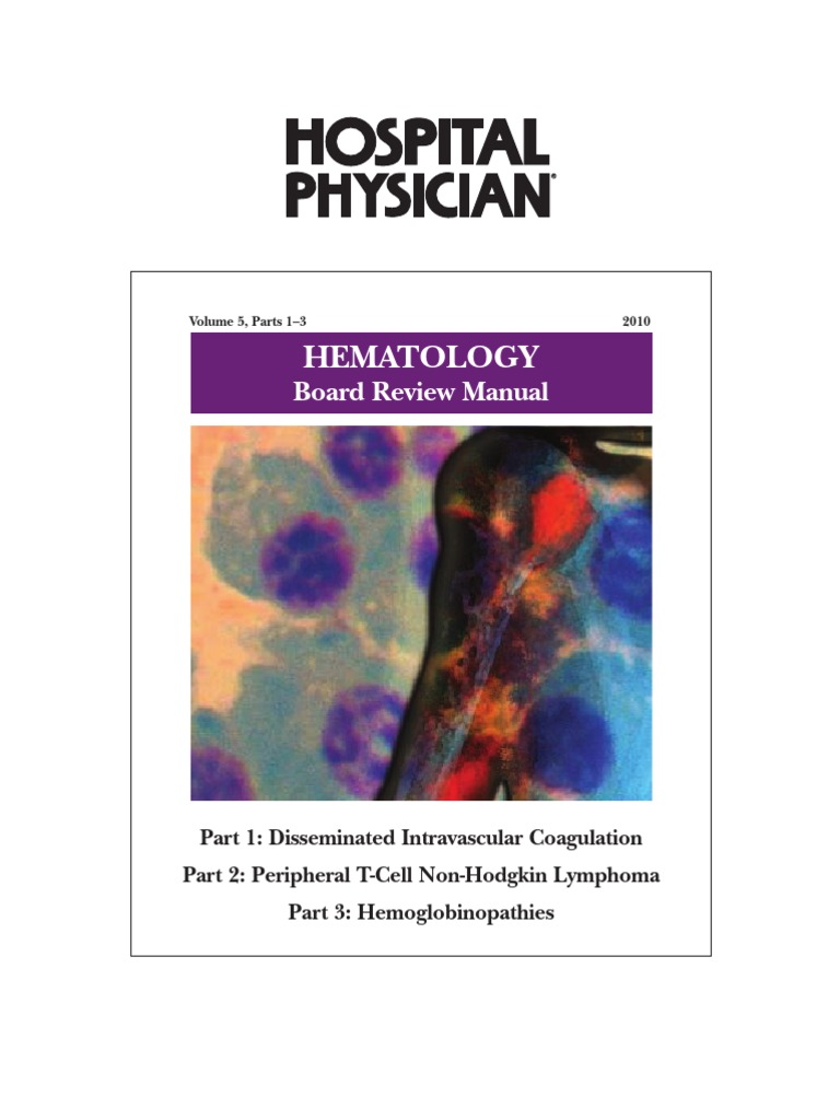 Hematology | PDF | Coagulation | Platelet