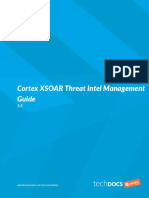 Paloalto - Cortex Xsoar Threat Intel Management Guide