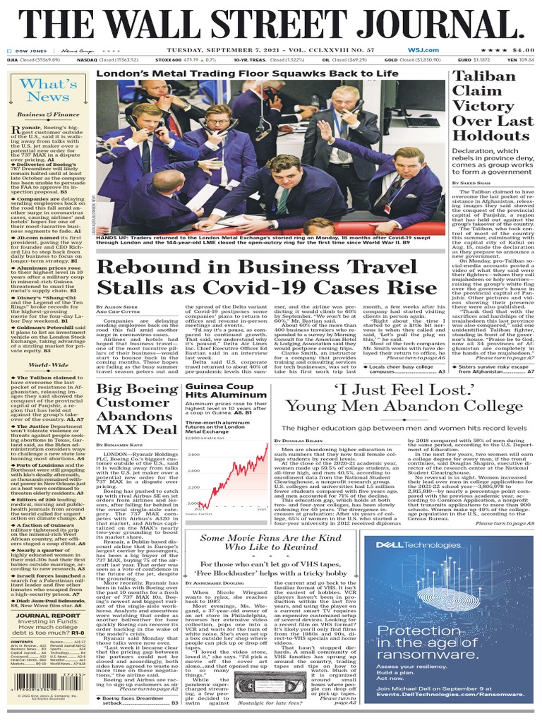 Rebound in Business Travel Stalls As Covid-19 Cases Rise I Just Feel Lost. Young Men Abandon College PDF China World Politics