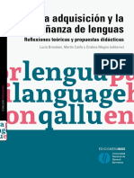 La Adquisición y La Enseñanza de Lenguas: Lengua Language Qallu