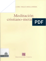 Meditacion cristiano- metafísica (Blanca del Valle Avellaneda)