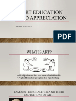 Art Education and Appreciation Explained