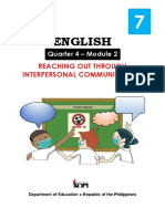 English: Reaching Out Through Interpersonal Communication