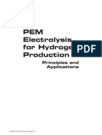 PEM Electrolysis For Hydrogen Production Principles and Applications