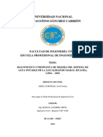 Ariaza, j (2019) - Diagnostico y Propuesta de Mejora Del Sistema de Agua Potable de Maray, Lima